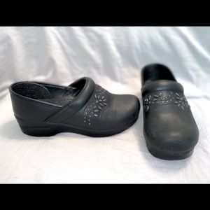 Dansko Studded Floral Clogs